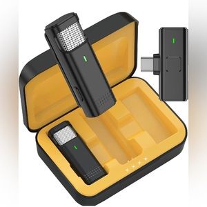 Wireless Lavalier Microphones for Android - USB C Microphone